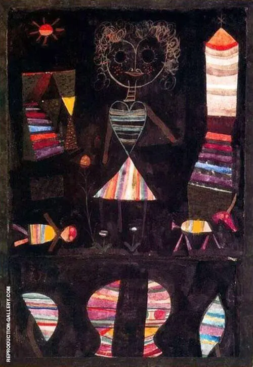 Puppet Theatre 1923 By Paul Klee