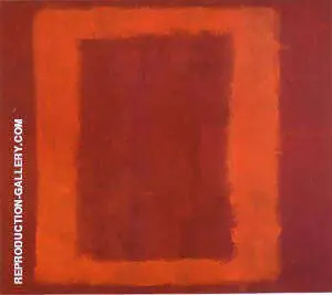 Seagram Sketch 1958 Red on Maroon By Mark Rothko (Inspired By)