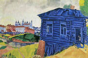 The Blue House By Marc Chagall