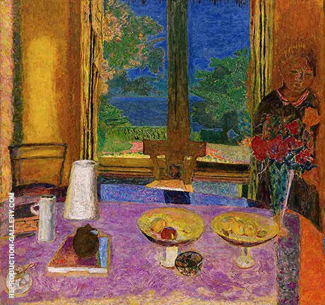 The Dining Room on the Garden 1934 By Pierre Bonnard