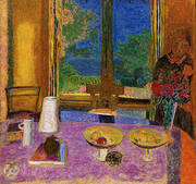The Dining Room on the Garden 1934 By Pierre Bonnard