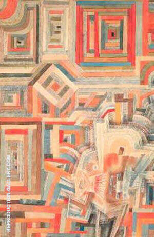 Palace Partially Destroyed by Paul Klee | Oil Painting Reproduction