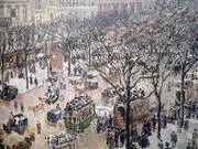 Boulevard des Italiens, Morning Sunlight 1897 By Camille Pissarro