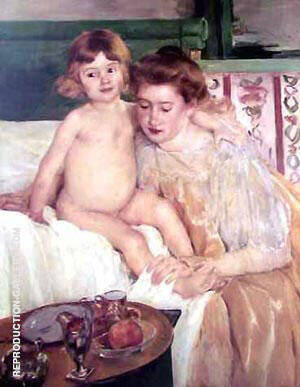 Mother and Child 1901 by Mary Cassatt | Oil Painting Reproduction