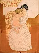 Mother's Caress By Mary Cassatt