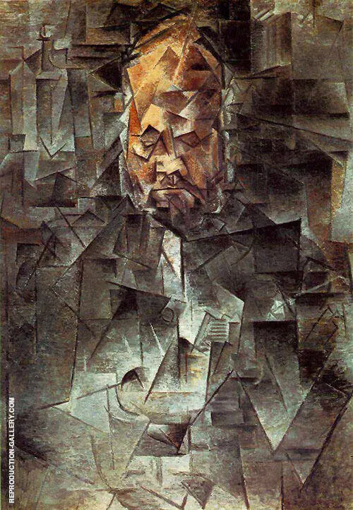 Portrait of Ambroise Vollard 1910 By Pablo Picasso
