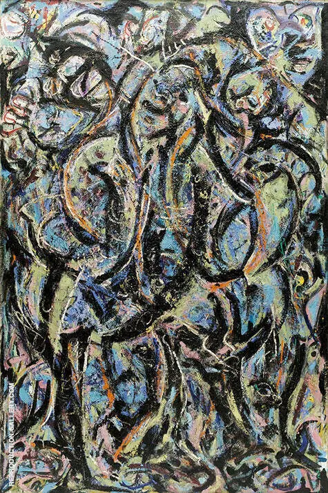 Gothic 1944 By Jackson Pollock (Inspired By)