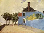 The Blue House Zandaam 1871 By Claude Monet