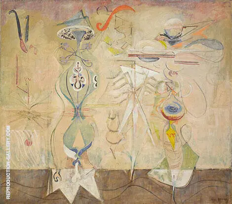 Slow Swirl at the Edge of the Sea 1944 By Mark Rothko (Inspired By)