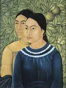 Two Woman 1929 By Frida Kahlo