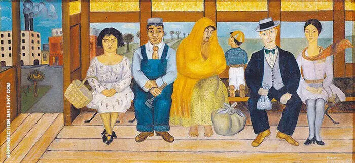 The Bus 1929 By Frida Kahlo