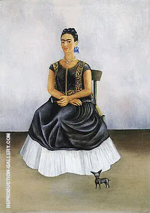 Itzcuintli Dog with Me 1938 By Frida Kahlo