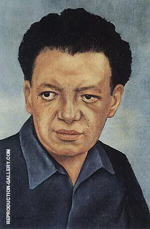Portrait of Diego Rivera 1937 By Frida Kahlo