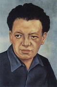 Portrait of Diego Rivera 1937 By Frida Kahlo