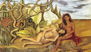 Two Nudes in a Forest 1939 By Frida Kahlo