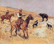 His Last Stand, 1895 By Frederic Remington