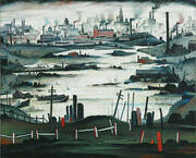 The Lake 1937 By L-S-Lowry