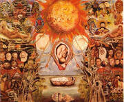 Moses 1945 Nucleus of Creation By Frida Kahlo