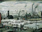 An Industrial Town 1944 By L-S-Lowry