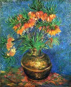 Fritillaries in a Copper Vase By Vincent van Gogh