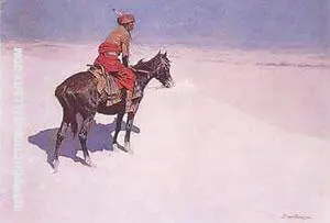 The Scout Friends or Enemies By Frederic Remington