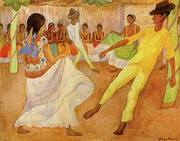 Baile en Tehuantepec By Diego Rivera