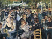 Bal du Le Moulin de la Galette 1876 By Pierre Auguste Renoir