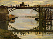 The Highway Bridge Under Repair 1872 By Claude Monet