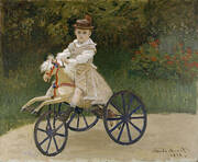 Jean Monet on his Hobby Horse 1872 By Claude Monet