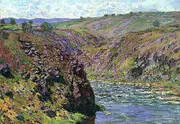 Valley of the Creuse Sunlight Effect 1889 By Claude Monet