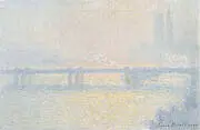 Charing Cross Bridge, The Thames, 1899-1900 By Claude Monet