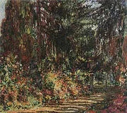 Path through the Garden at Giverny, 1902 By Claude Monet