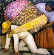 The Flower Carrier 1935 By Diego Rivera