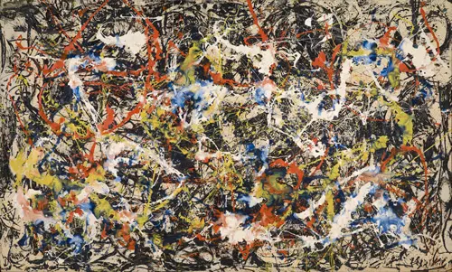 No 10 Convergence 1952 By Jackson Pollock (Inspired By)