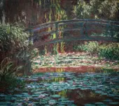 The Water Lily Pond Japanese Bridge 1900 By Claude Monet