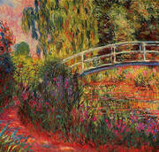 The Water Lily Pond Japanese Bridge 2 1900 By Claude Monet