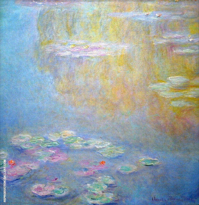 Water Lilies 2 1908 by Claude Monet | Oil Painting Reproduction