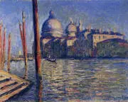 The Grand CanaSanta Maria della Salute 1908 By Claude Monet