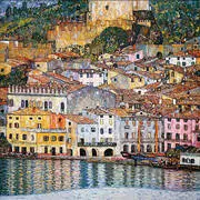 Malcesine on Lake Garda, 1913 By Gustav Klimt