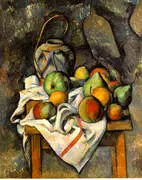 La Vase Paille By Paul Cezanne