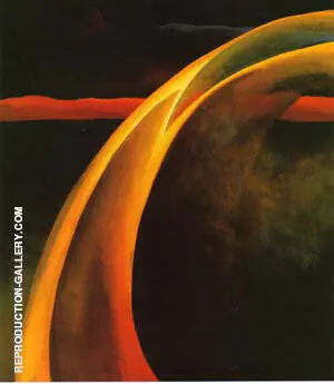 Red Orange Streak 1919 By Georgia O'Keeffe