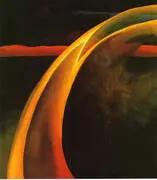 Red Orange Streak 1919 By Georgia O'Keeffe