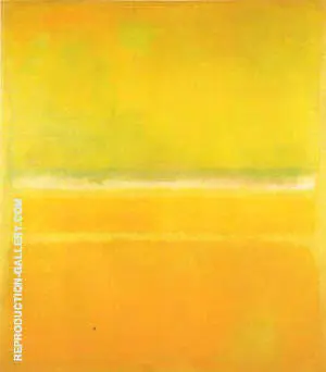 No 14 No 10 Yellow Green By Mark Rothko (Inspired By)