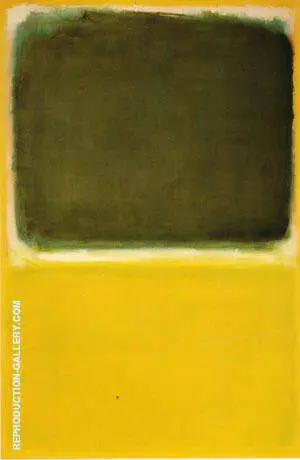 No 16 Green White Yellow Yellow By Mark Rothko (Inspired By)