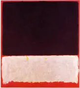 Untitled 1958 Black White Red By Mark Rothko (Inspired By)
