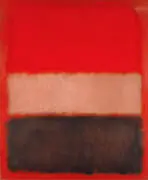 No 46 Red, Ochre Black on Red 1957 By Mark Rothko (Inspired By)