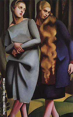 Irene and her Sister 1925 By Tamara de Lempicka