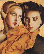 The Orange Scarf 1927 By Tamara de Lempicka
