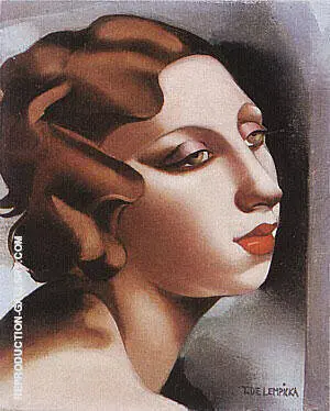 Portrait of a Young Lady 1928 By Tamara de Lempicka