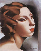 Portrait of a Young Lady 1928 By Tamara de Lempicka